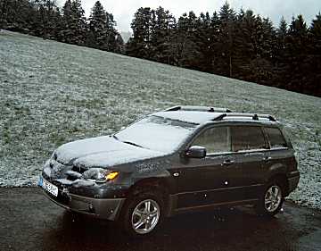 Der Schnee läßt auf sich warten. 