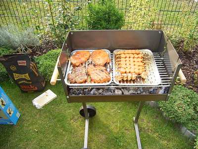 Leckereien am Grill. 